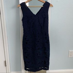 Navy Blue Banana Republic Dress